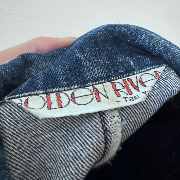 Embroidered Blue Denim Jacket - Picture 7 of 7